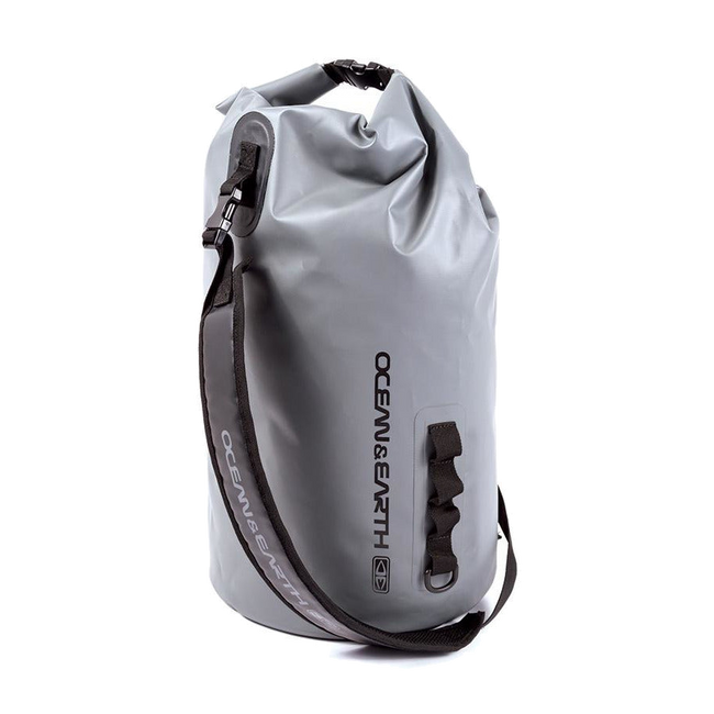 Ocean & Earth Waterproof Wetsuit Bag: grey waterproof bag, full view