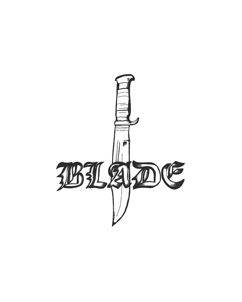 Rusty Surfboards Blade model artwork