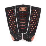Ocean & Earth Frederico Morais Pro Tail Pad: Black/Coral pad, overhead