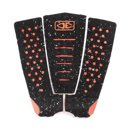 Ocean & Earth Frederico Morais Pro Tail Pad: Black/Coral pad, overhead