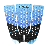 FCS Kolohe Andino Traction: tranquil Blue and black pad with diagonal pattern and blue kick stripes