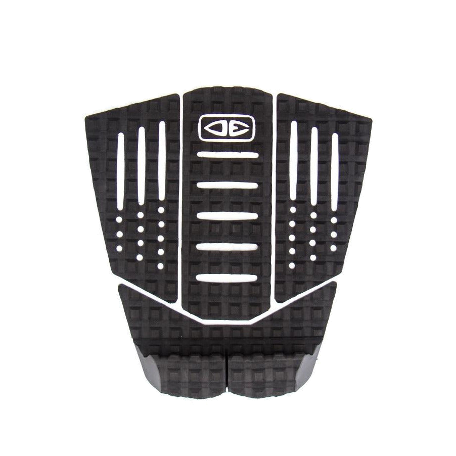 Ocean & Earth Launch Four-Piece Traction Pad: Black four-piece pad, top view