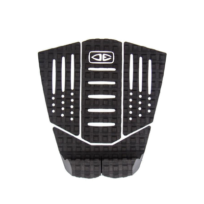 Ocean & Earth Launch Four-Piece Traction Pad: Black four-piece pad, top view