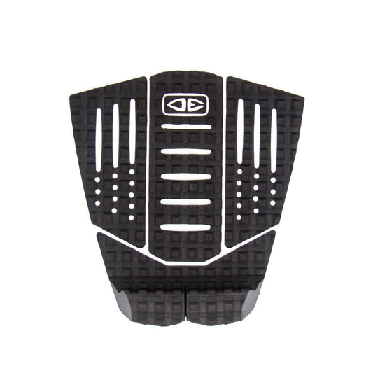 Ocean & Earth Launch Four-Piece Traction Pad: Black four-piece pad, top view