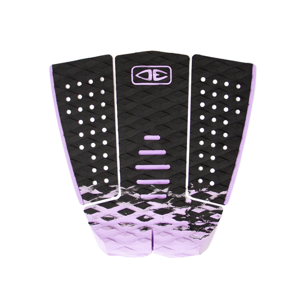 Ocean & Earth Tyler Wright Signature Traction Pad: Black/Violet three-piece pad