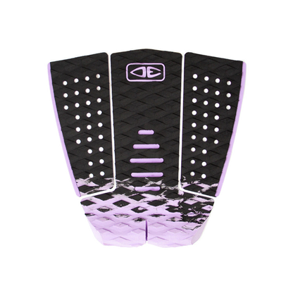 Ocean & Earth Tyler Wright Signature Traction Pad: Black/Violet three-piece pad