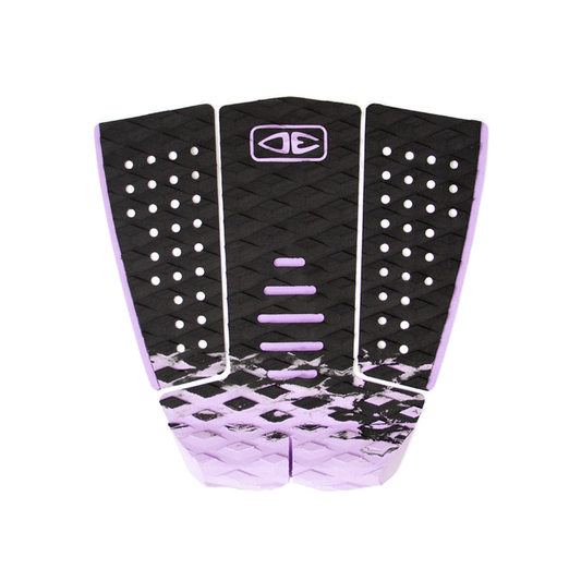 Ocean & Earth Tyler Wright Signature Traction Pad: Black/Violet three-piece pad