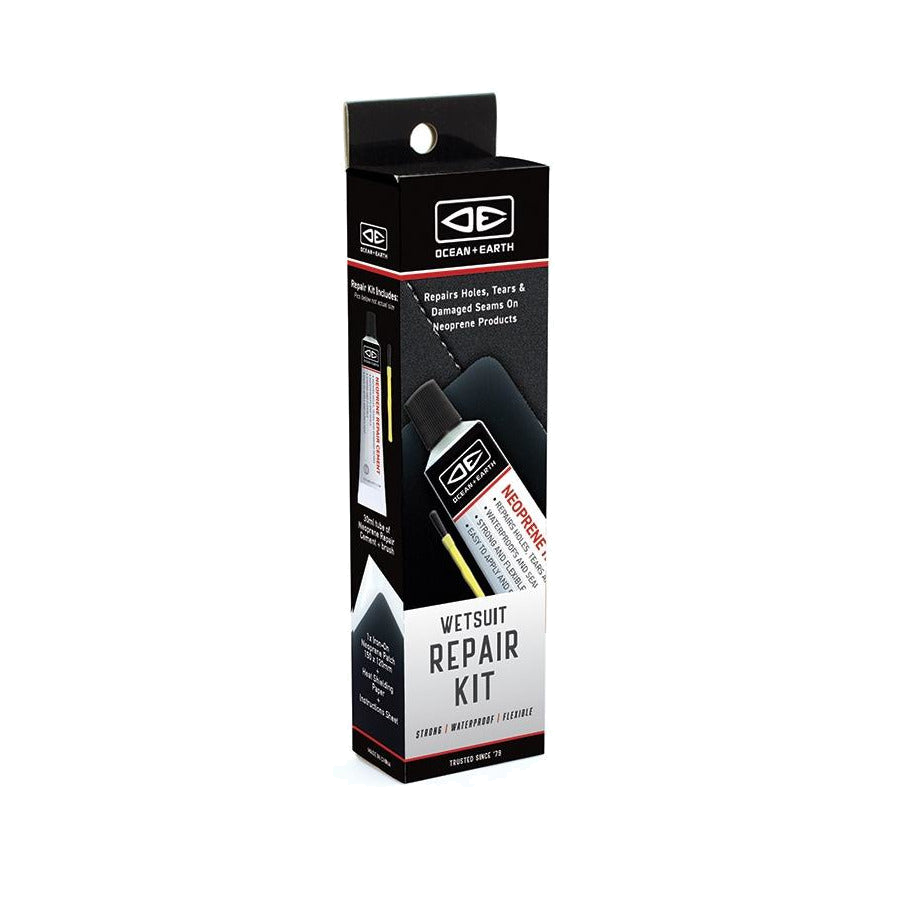 Ocean & Earth Ultimate Wetsuit Repair Kit: Neoprene wetsuit repair kit in its retail box