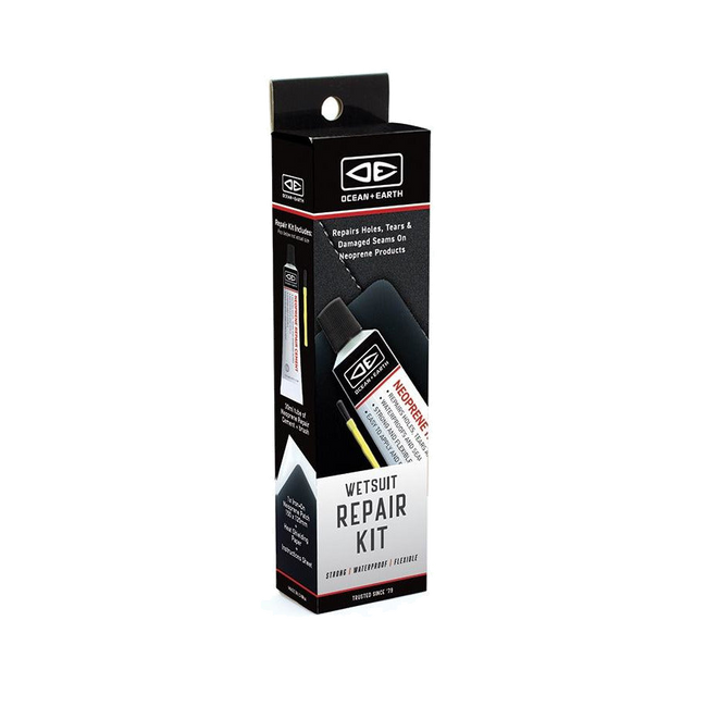 Ocean & Earth Ultimate Wetsuit Repair Kit: Neoprene wetsuit repair kit in its retail box