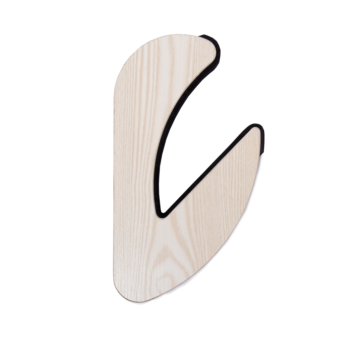 Ocean & Earth Timber Wall Display Rack: Timber wall bracket, side profile