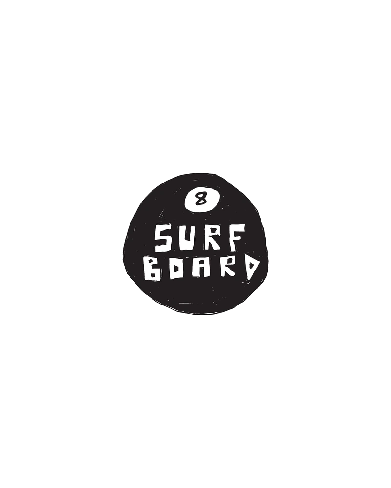 Rusty Surfboards Model 8 artwork