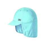 Ocean & Earth Kids Sunbreaker Hat: Aqua legionnaire-style cap