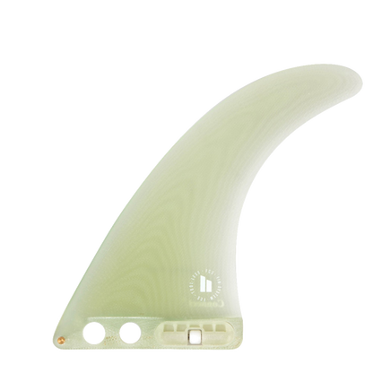 FCS II Connect Longboard Fin - Performance Glass: clear Connect fin with pale fibre pattern