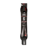Ocean & Earth Slimline Lightweight Comp One-XT Leash – 6 ft: Black packaged Slimline leash