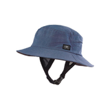 Ocean & Earth Kids Bingin Soft Peak Surf Hat: Kids Blue Marle soft-peak bucket hat