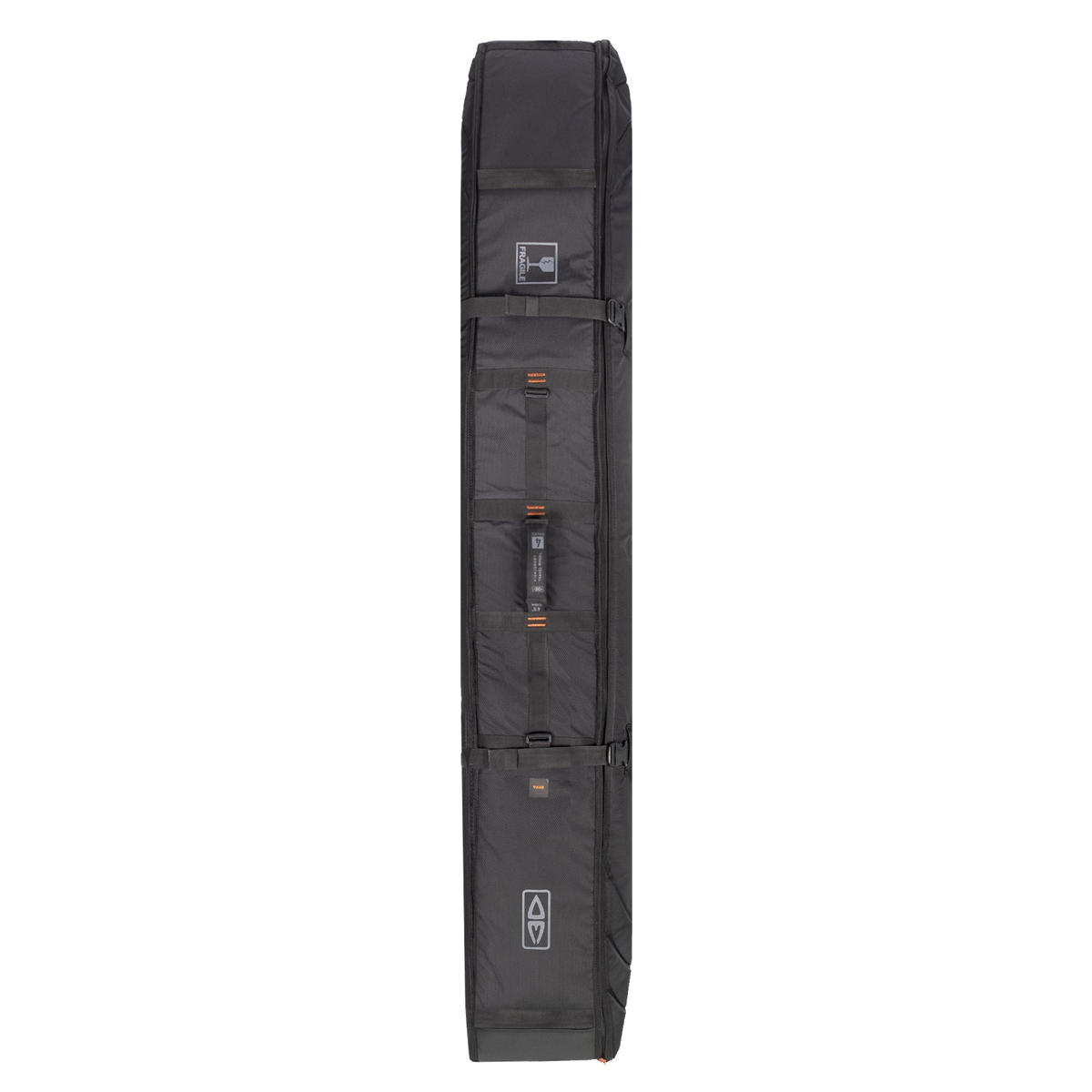 Ocean & Earth HYPA Fish/Short Travel Cover – 4 Board: Wheeled cover, side profile