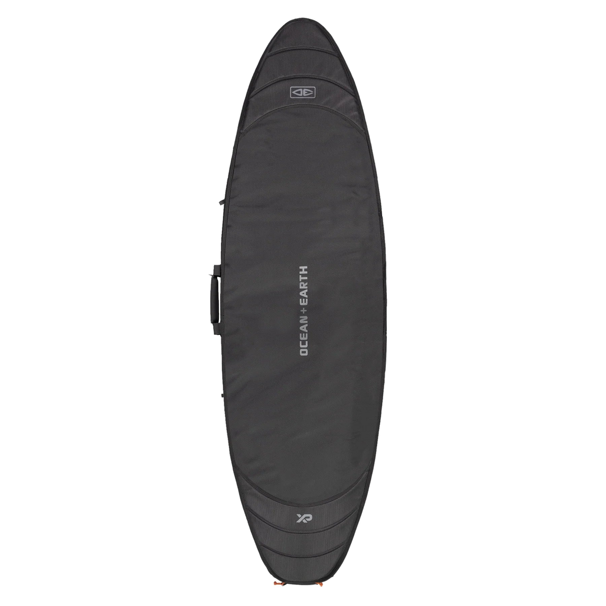 Ocean & Earth HYPA Shortboard Day Cover – 1 Board: Black day cover, full view