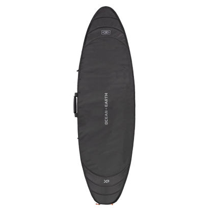 Ocean & Earth HYPA Shortboard Day Cover – 1 Board: Black day cover, full view