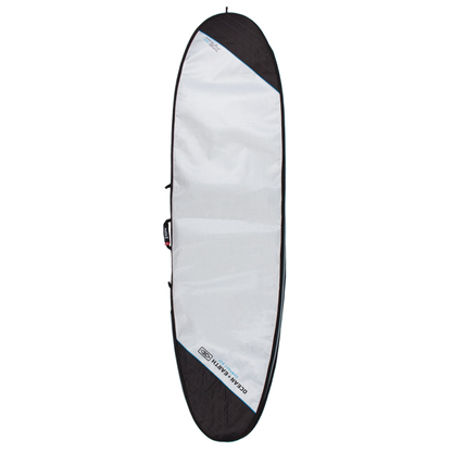 Ocean & Earth Compact Day Longboard Cover: angled view of the reflective panel