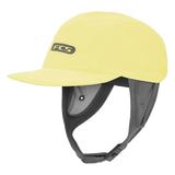 FCS Essential Trucker Wet Cap: butter wet trucker cap and chin strap