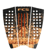FCS Julian Wilson Traction: desert Red pad with orange channels and desert patterned side panels