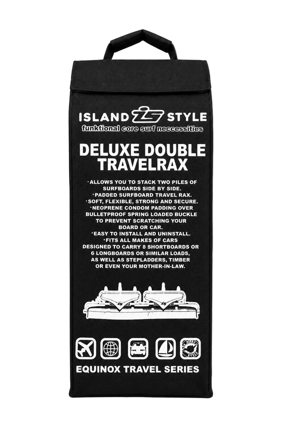 ISLAND STYLE Deluxe Double Travel Rax