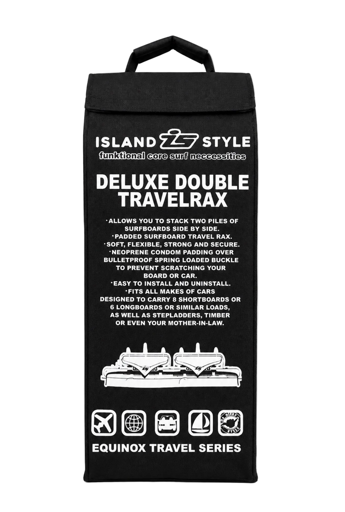 ISLAND STYLE Deluxe Double Travel Rax