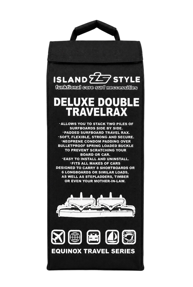 Island Style Deluxe Double Travel Rax portable roof rack carrying bag