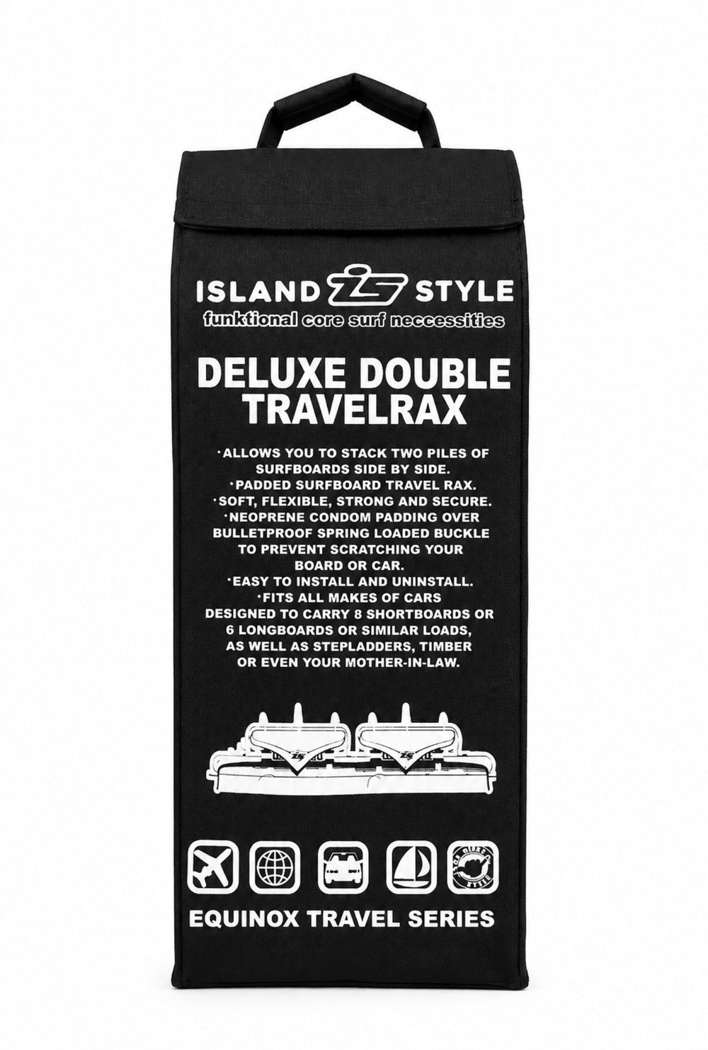 ISLAND STYLE Deluxe Double Travel Rax