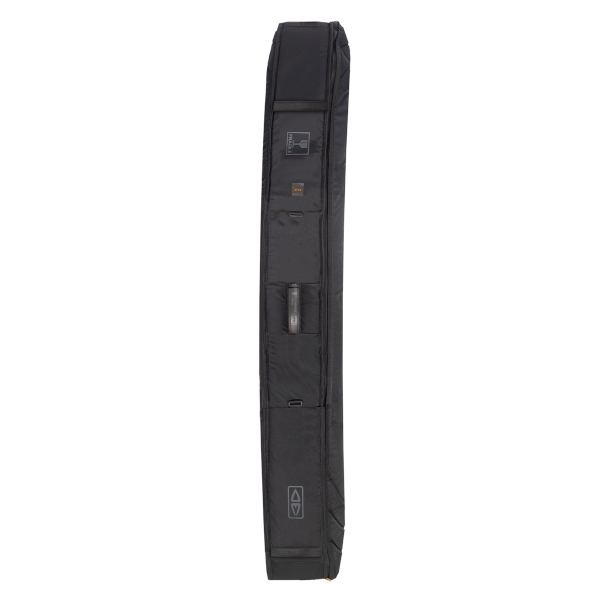 Ocean & Earth APEX Shortboard Travel Cover – 3 Board: side gusset depth