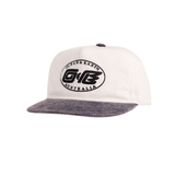 Ocean & Earth Heritage Cap: Antique White cap, full front