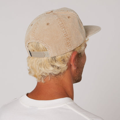 Ocean & Earth Heritage Cap: Almond cap, rear fit