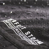 Ocean & Earth Perfect Storm Water-Resistant Poncho: water droplets on the outer fabric