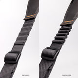 Ocean & Earth APEX Shortboard Travel Cover – 3 Board: shock-absorbing shoulder strap diagram