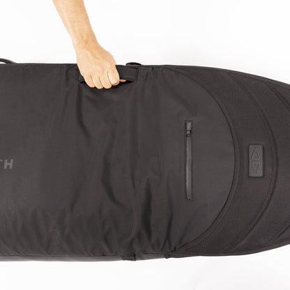 Ocean & Earth APEX Shortboard Travel Cover – 3 Board: rear exterior and pocket