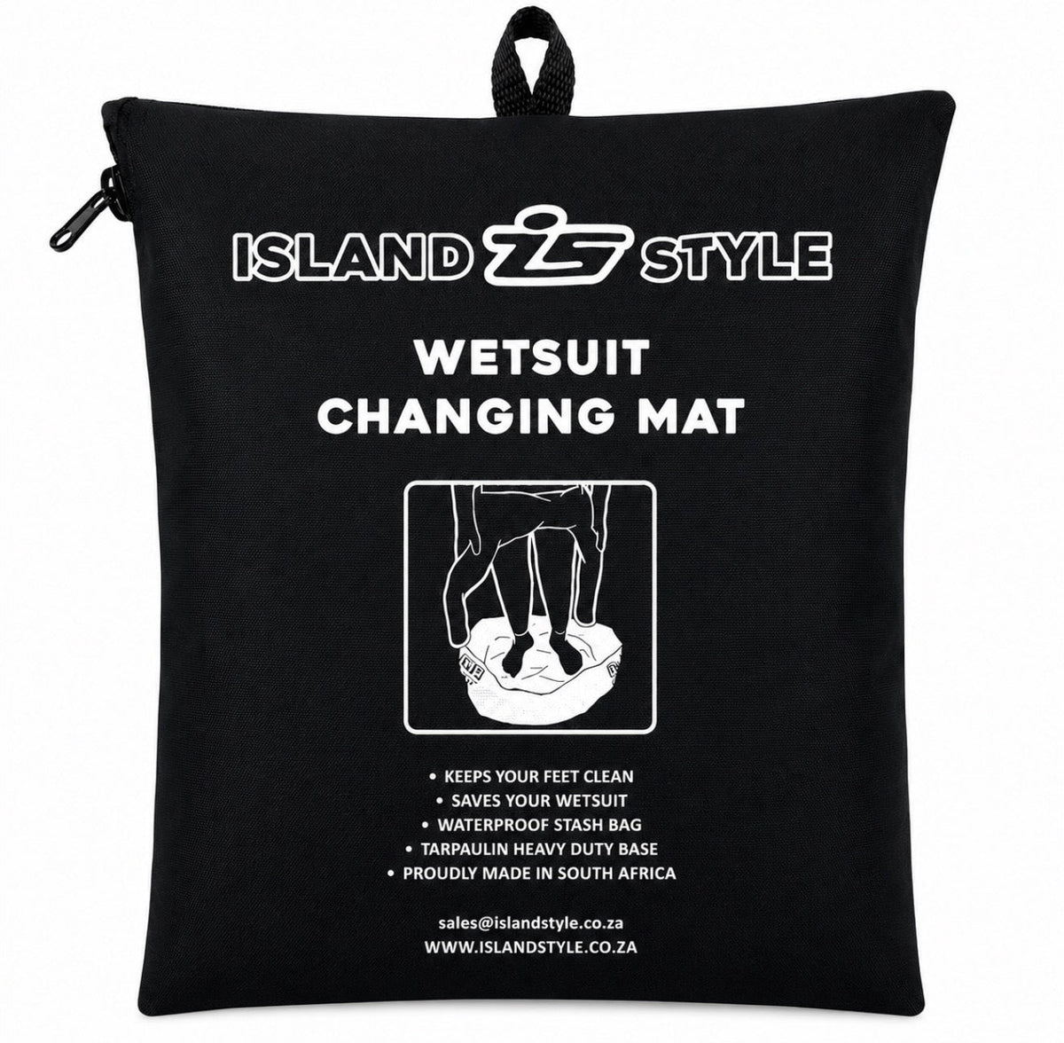 ISLAND STYLE Wetsuit Changing Mat with Zip - Island Style