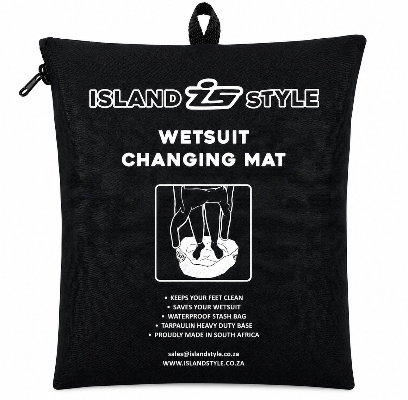 ISLAND STYLE Wetsuit Changing Mat with Zip - Island Style