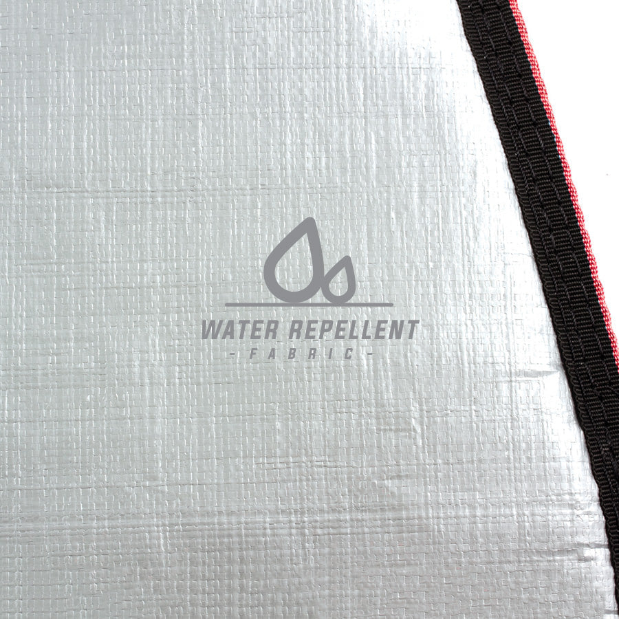 Ocean & Earth Barry Basic Longboard Cover: outer fabric and printed water-repellent symbol