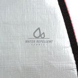 Ocean & Earth Barry Basic Longboard Cover: outer fabric and printed water-repellent symbol