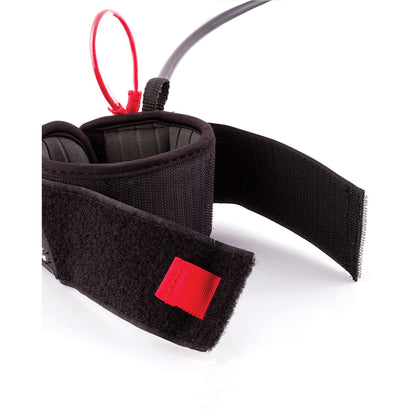 Ocean & Earth Big Wave Pin Release Leash – 12 ft: triple-wrap strap opened
