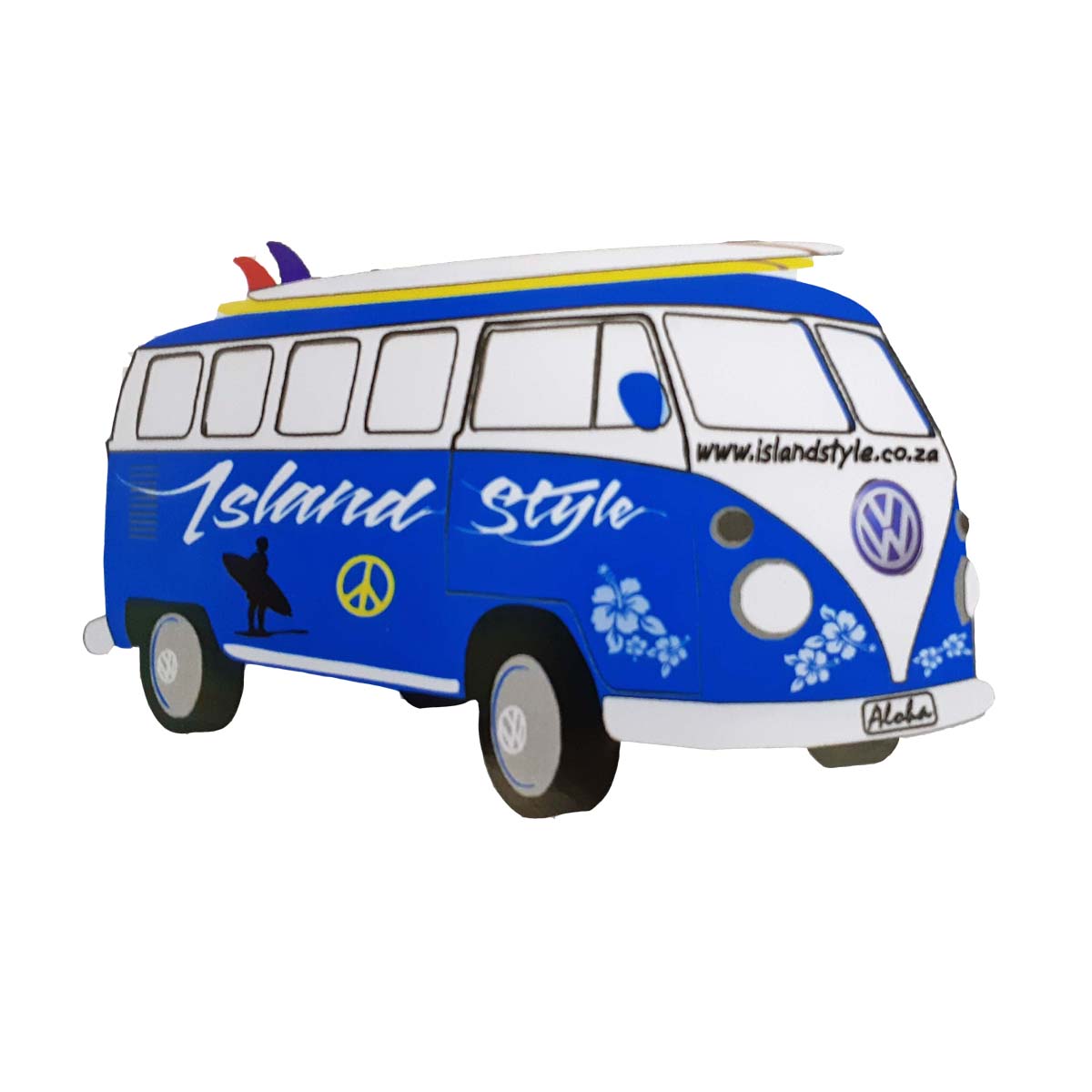 ISLAND STYLE - VW Fleetline Kombi Stickers - Island Style
