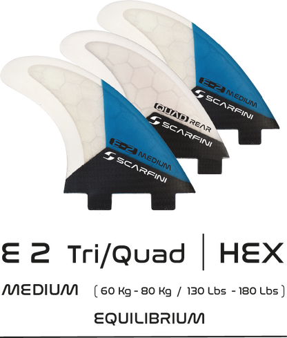 E 2 TRI/QUAD MEDIUM ~ Dual Tab