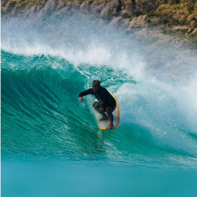 FCS II WAXHEAD LONGBOARD FIN Surf athlete Matt Chojnacki,