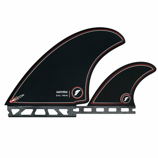 Futures Fins - MAYHEM EVIL TWIN+1 Honeycomb - Universal (Black)