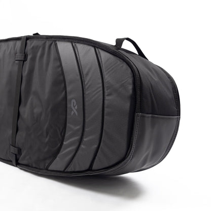 Ocean & Earth HYPA Longboard Travel Cover – 2 Board: end profile and padded walls