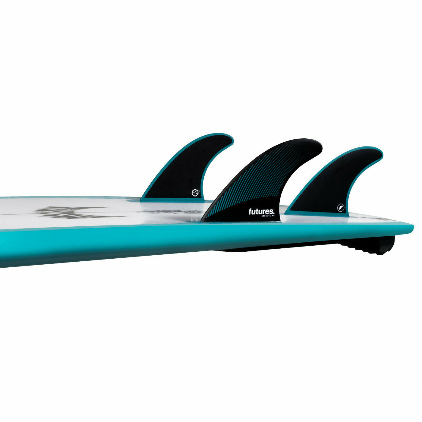 Futures Fins - R8 Honeycomb - Large (Teal/Black)