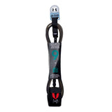 Island Style 8mm double swivel ankle surf leash in 9ft packaging