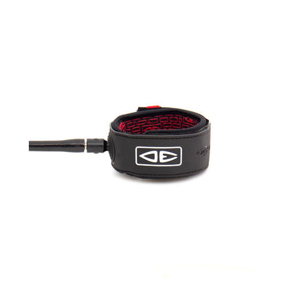 Ocean & Earth Allround Comp One-XT Leash – 6 ft: Black ankle cuff