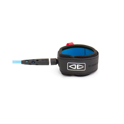 Ocean & Earth Diamond Flex Comp Leash – 6 ft: Blue ankle cuff