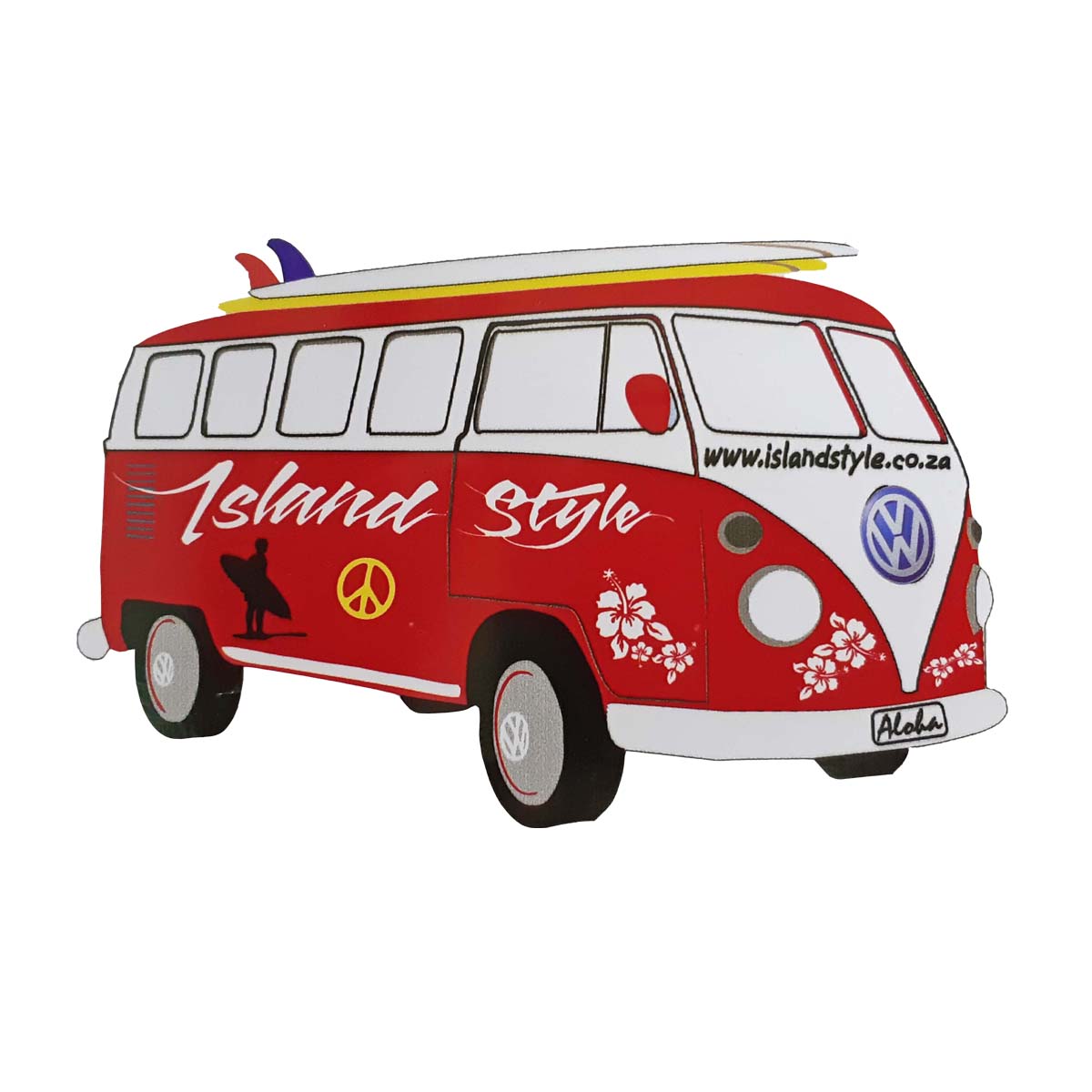 ISLAND STYLE - VW Fleetline Kombi Stickers